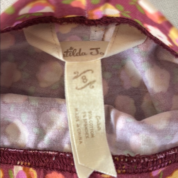 Colorful Ruffle Pants with Floral Pattern - Picture 2 of 2